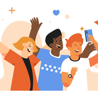 Gruppentreffen-Stockbild